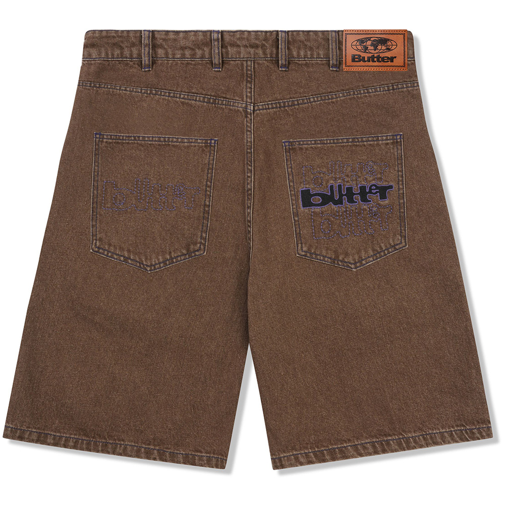 スーパーセール 半額 バターグッズ ショーツ SHORTS DENIM WARPED GOODS BUTTER スケートボード