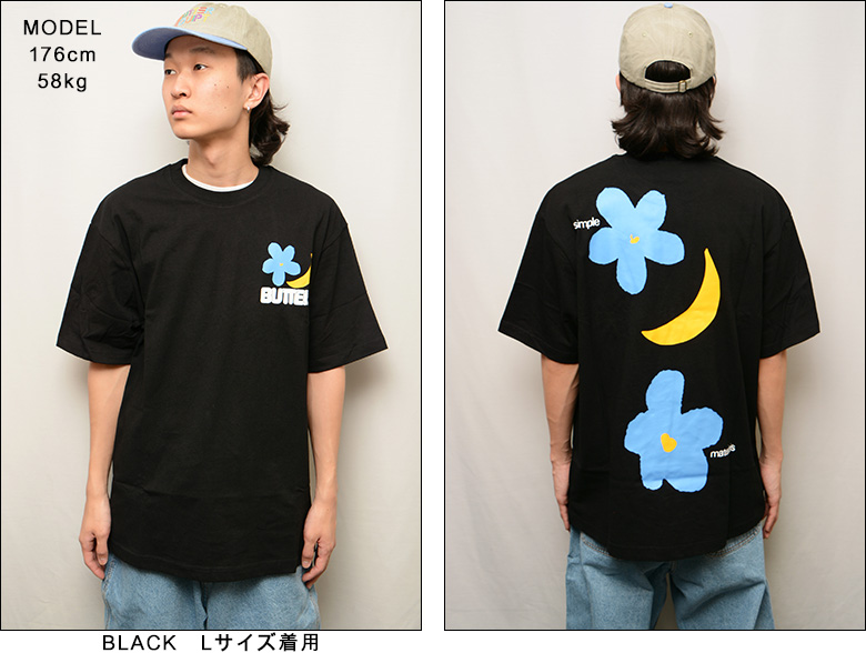 バターグッズ Tシャツ BUTTER GOODS SIMPLE MATERIALS TEE 半袖T