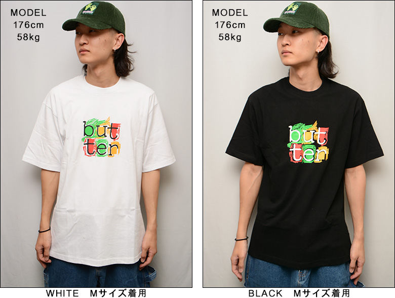 Butter Goods Scribble フットボール Tシャツ 半袖 3色 送料込み バターグッズ Tシャツ BUTTER GOODS SCRIBBLE TEE 半袖T