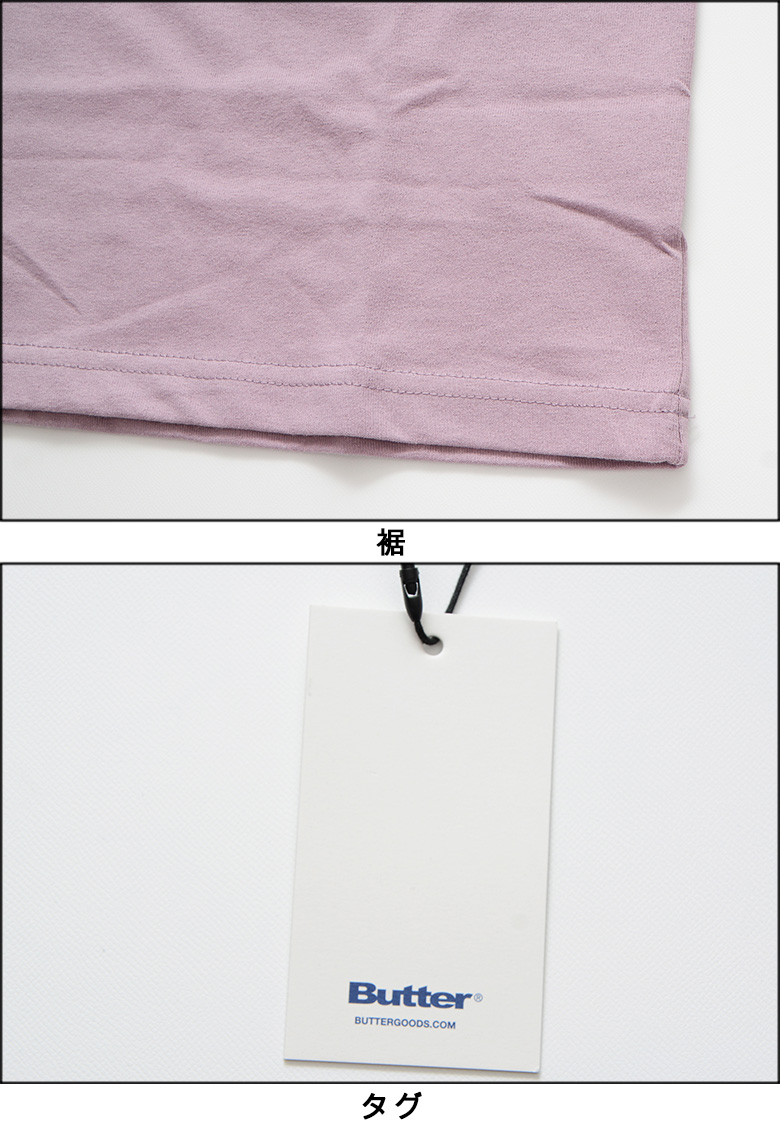 バターグッズ Tシャツ BUTTER GOODS ROUNDED LOGO TEE 半袖T プリントT
