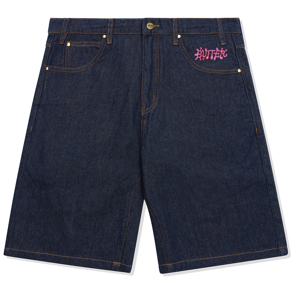 バターグッズ ショーツ BUTTER GOODS INK DENIM SHORT デニムショーツ