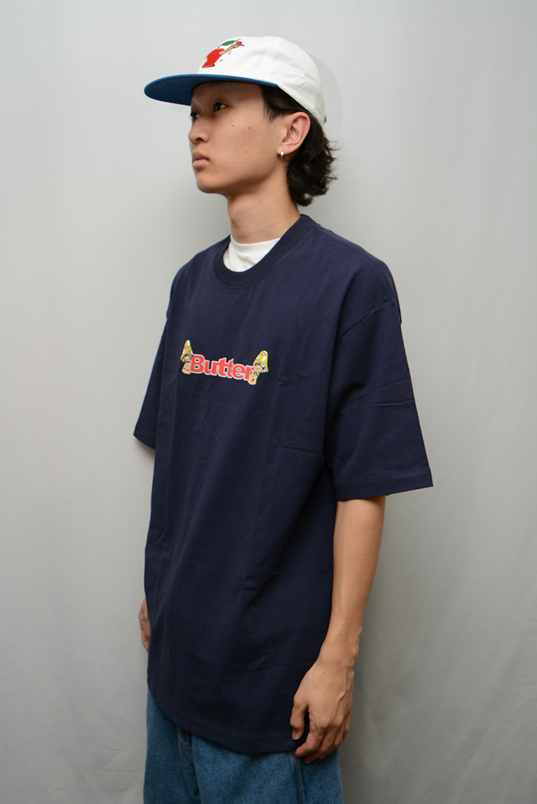 【新品未使用】Butter tシャツ M size バターグッズ Tシャツ ） BUTTER GOODS SHROOMS LOGO TEE 半袖T