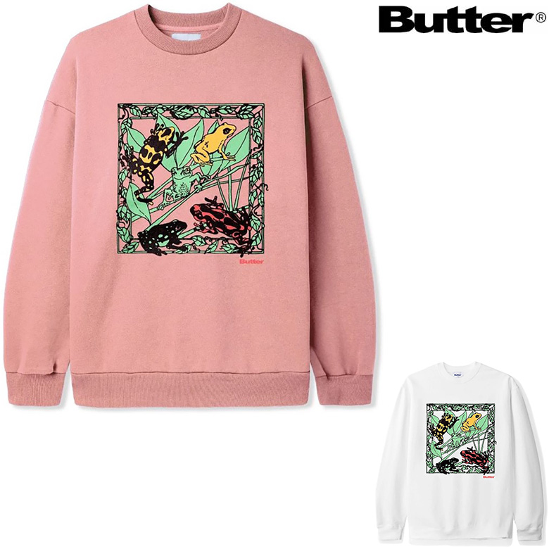 バターグッズ トレーナー BUTTER GOODS AMPHIBIAN CREW