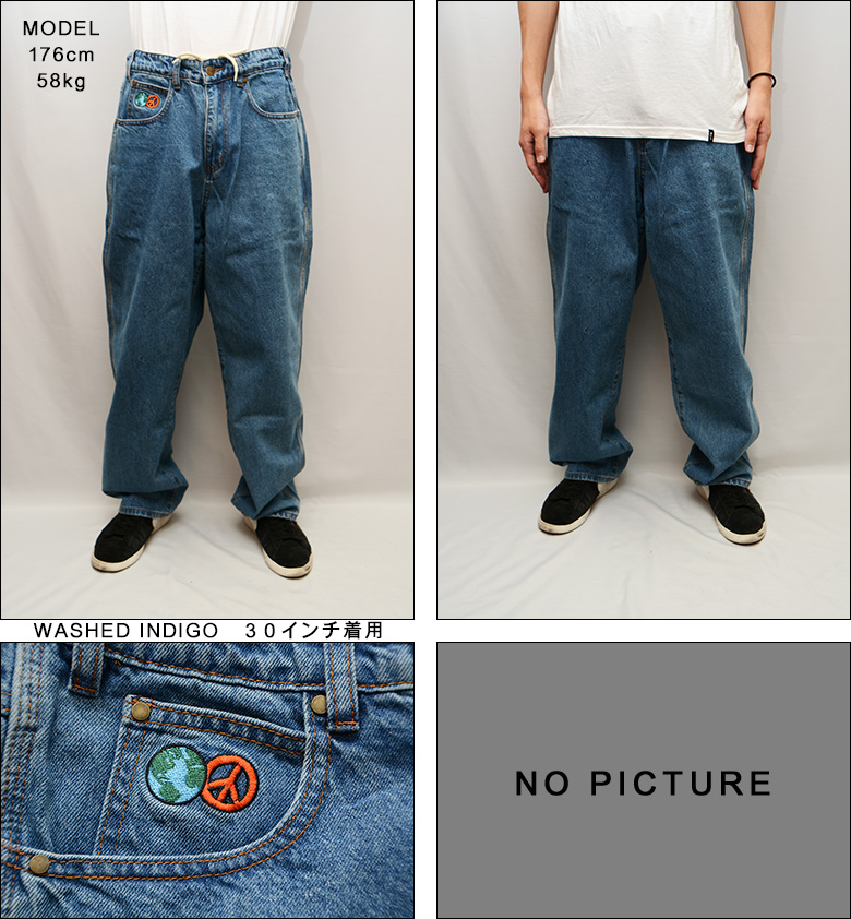 バターグッズ パンツ BUTTER GOODS WORLD PEACE DENIM