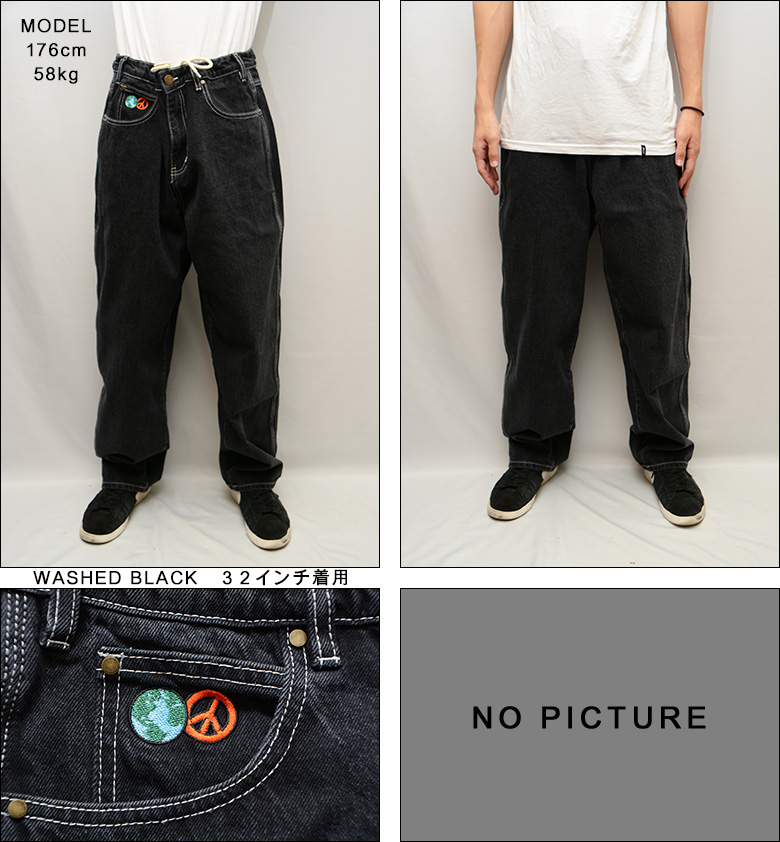 バターグッズ パンツ BUTTER GOODS WORLD PEACE DENIM JEANS デニムパンツ ジーンズ スケート バギーパンツ  ワイドパンツ PANT スケーター : buttergoods-bgq32242 : PAJABOO - 通販 - Yahoo!ショッピング