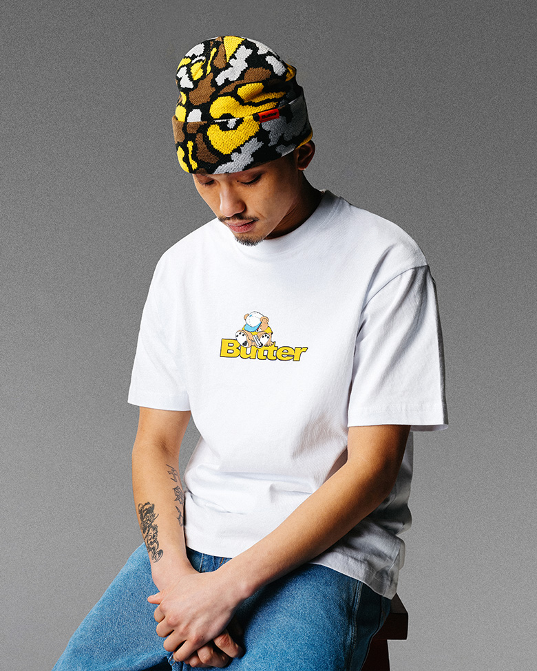 バターグッズ Tシャツ BUTTER GOODS TEDDY TEE 半袖T プリントT