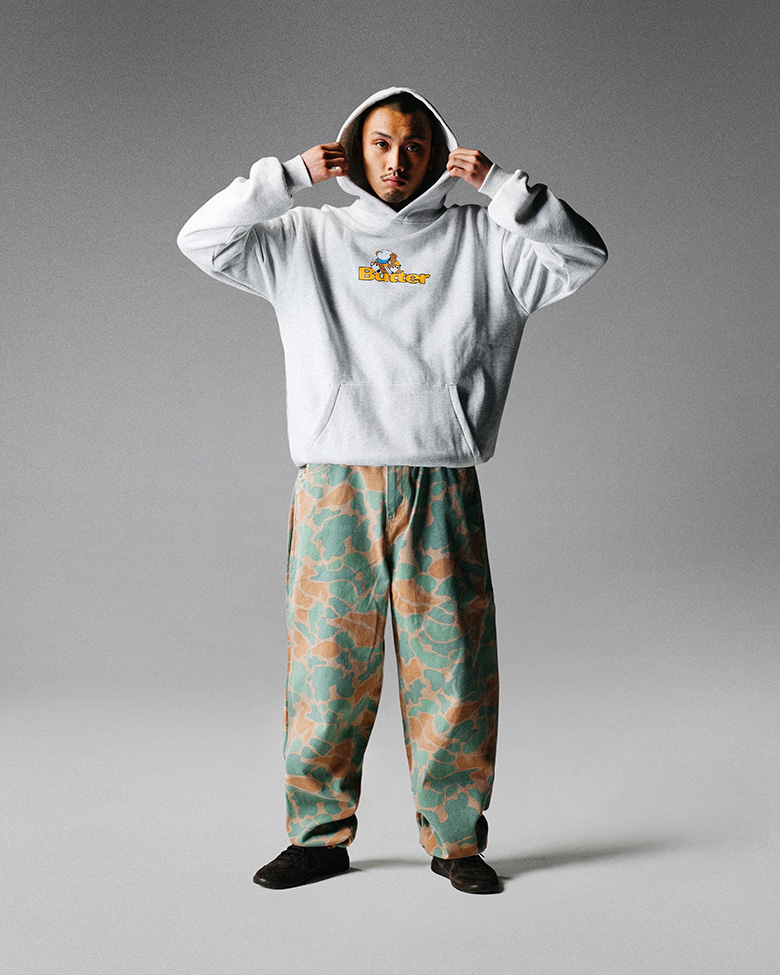 バターグッズ パーカー BUTTER GOODS TEDDY LOGO PULLOVER HOOD バターグッズ パーカー BUTTER GOODS TEDDY LOGO PULLOVER HOOD