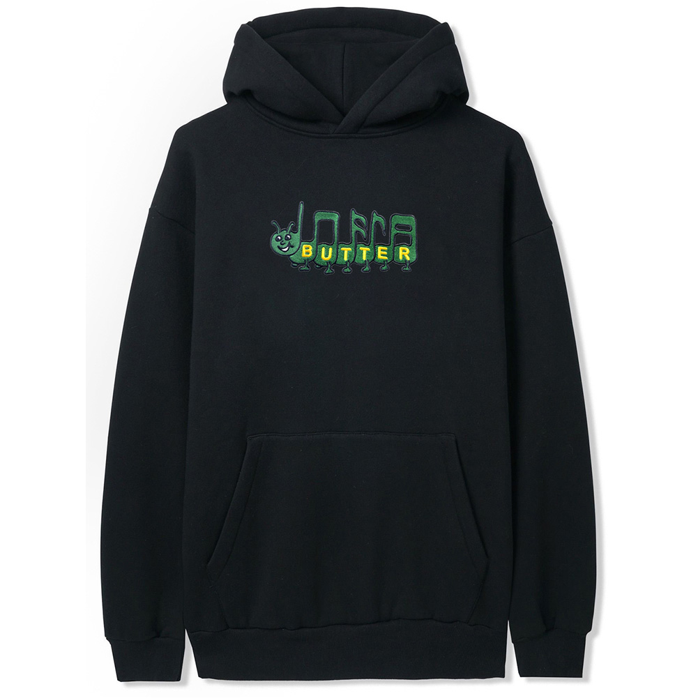バターグッズパーカー バターグッズ パーカー BUTTER GOODS FABRIC APPLIQUE ZIP THRU