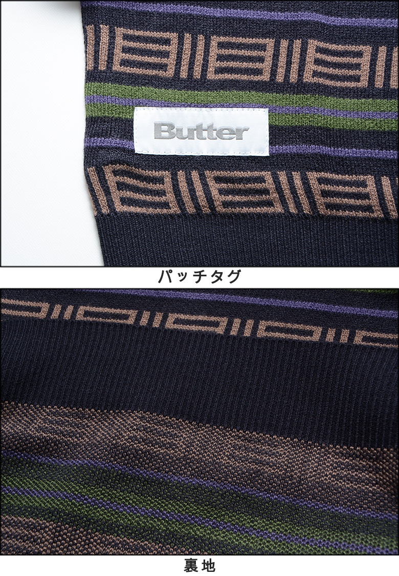 バターグッズ セーター BUTTER GOODS WINDSOR KNITTED SWEATER