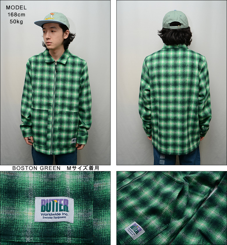 バターグッズ ジャケット ） BUTTER GOODS CHORE PLAID OVER SHIRT