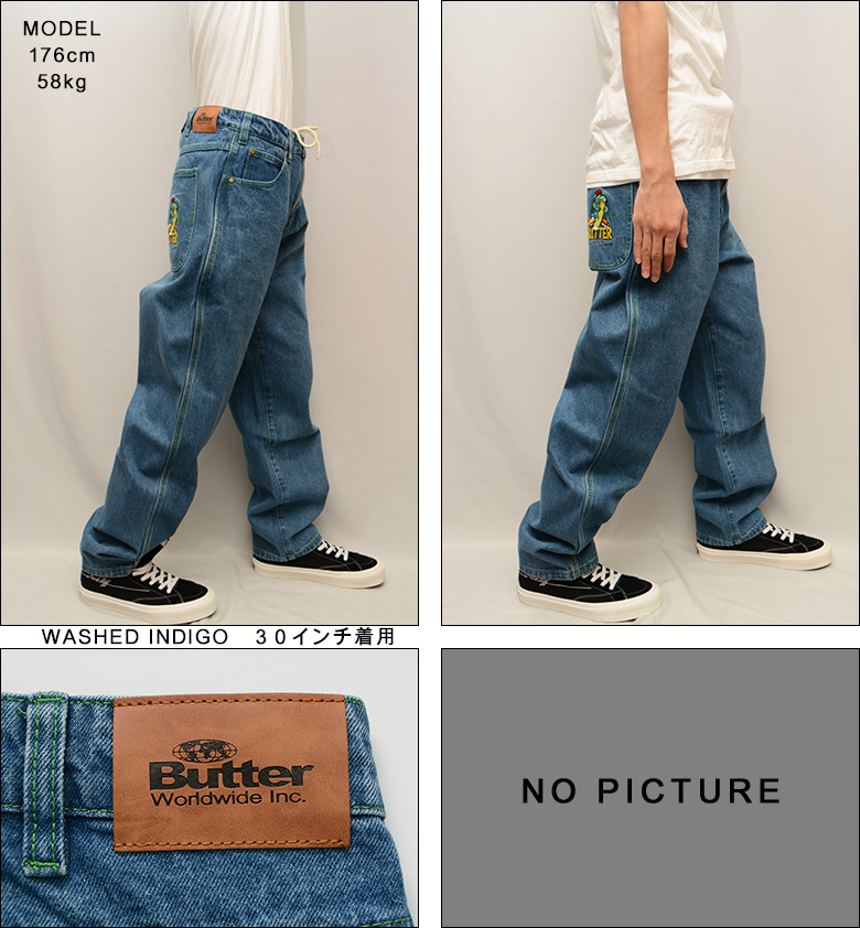 バターグッズ パンツ BUTTER GOODS MARTIAN DENIM JEANS