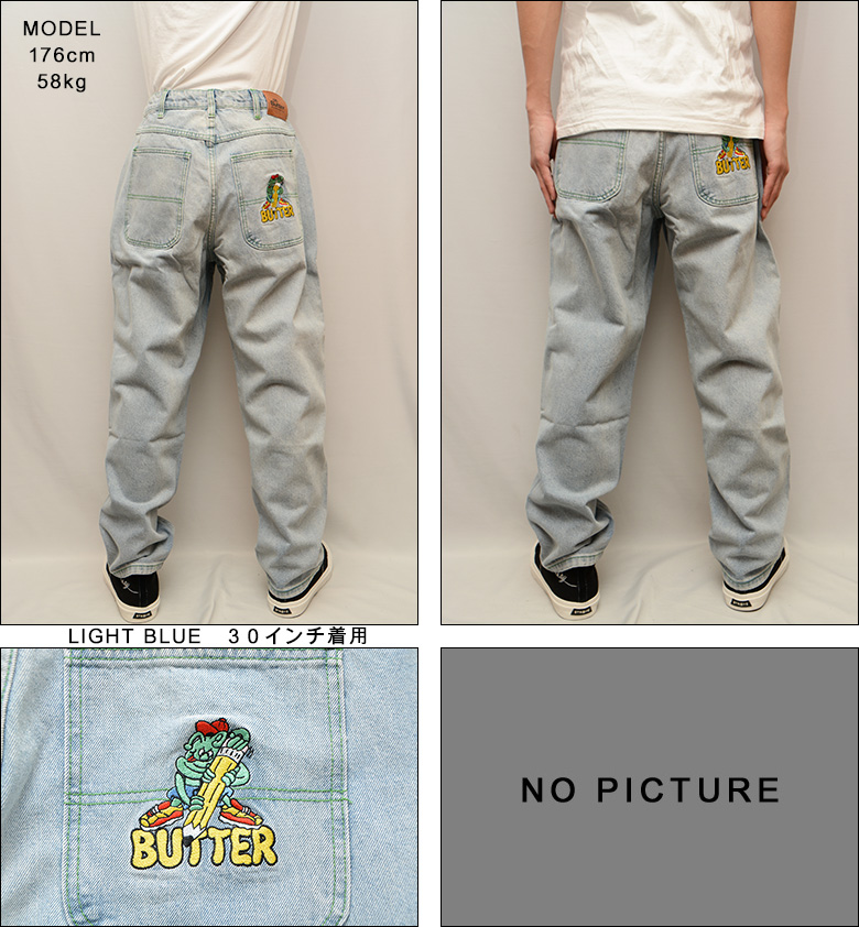 バターグッズ パンツ BUTTER GOODS MARTIAN DENIM JEANS デニムパンツ ジーンズ スケート バギーパンツ ワイドパンツ  PANT スケーター : buttergoods-bgq422d2140 : PAJABOO - 通販 - Yahoo!ショッピング