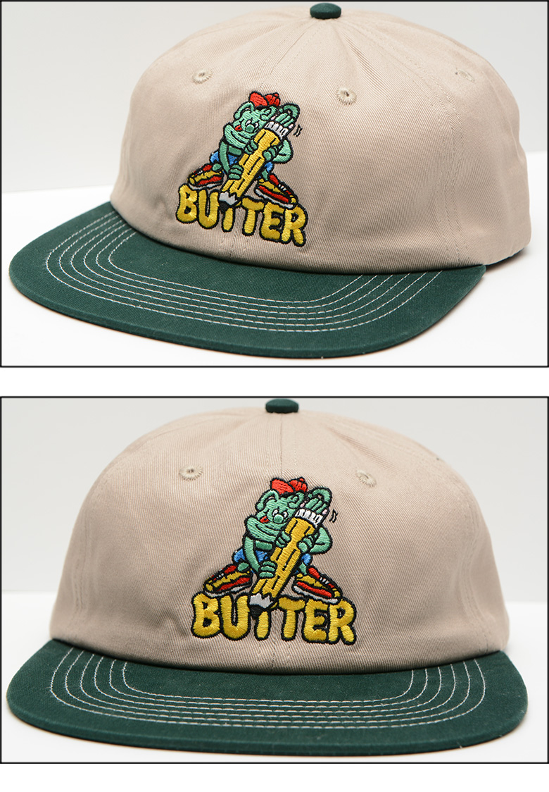 希少 butter goods バターグッズ　キャップ バターグッズ キャップ BUTTER GOODS CRITTER 6PANEL CAP