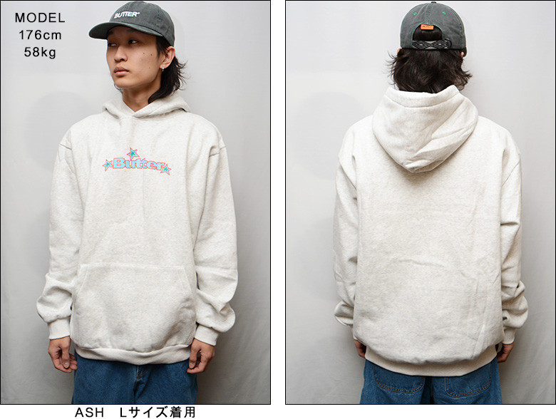 国内発送 Butter Goods スマッグプルオーバーフード バターグッズ パーカー BUTTER GOODS STAR LOGO PULLOVER HOOD
