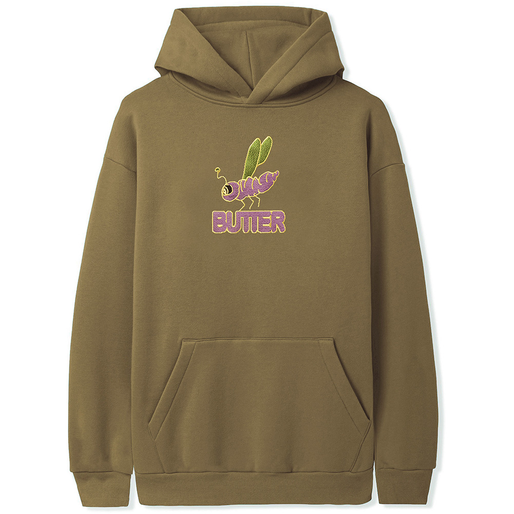 バターグッズ パーカー BUTTER GOODS DRAGONFLY EMBROIDERED