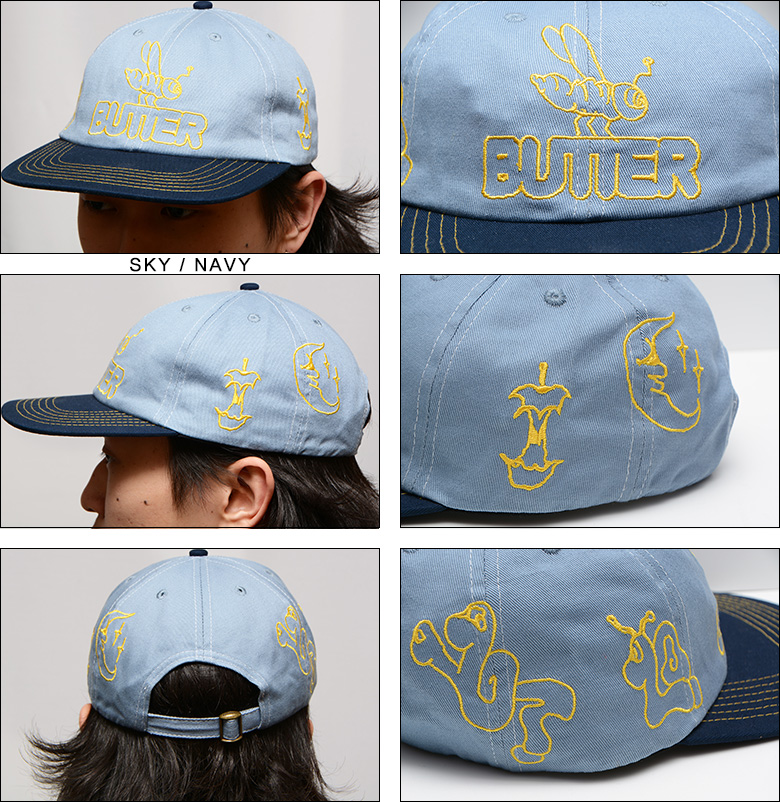 バターグッズ キャップ BUTTER GOODS CRITTER 6PANEL CAP 