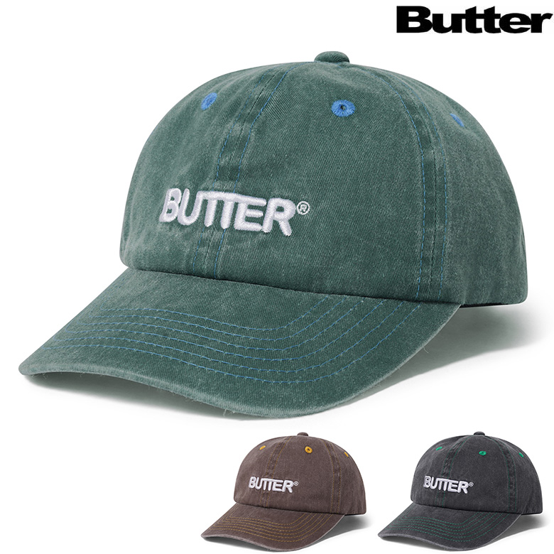バターグッズ キャップ BUTTER GOODS ROUNDED LOGO 6PANEL CAP