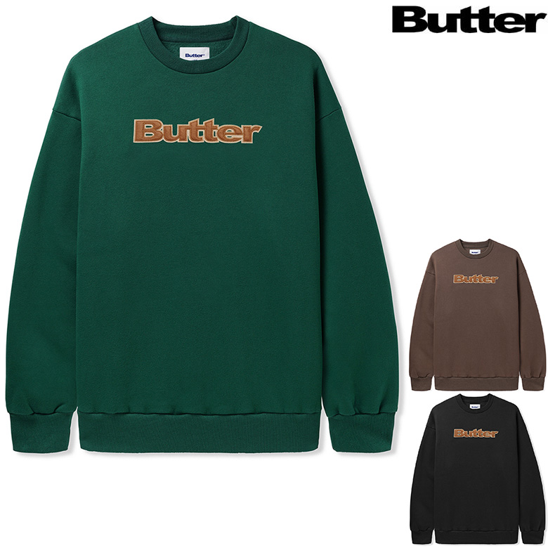 バターグッズ トレーナー BUTTER GOODS FELT LOGO APPLIQUE CREW NECK SWEAT SHIRT クルーネック  スウェット スケート スケーター : buttergoods-bgq423d2090 : PAJABOO - 通販 - Yahoo!ショッピング