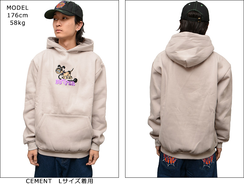 フ*ン様 Butter Goods ブラック フルジップパーカー S Butter Goods（バターグッズ） BUTTER GOODS Blotch Zip Thru Hood
