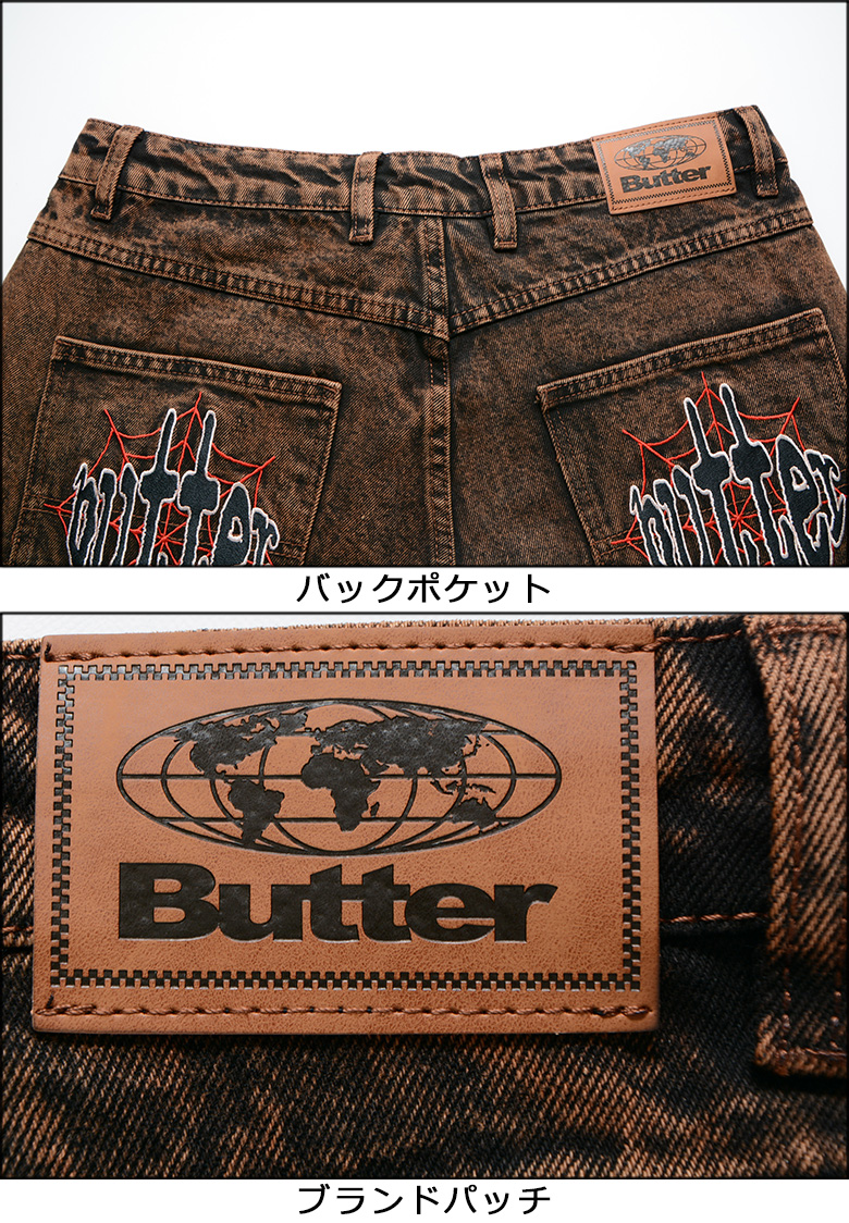 Butter Goods バターグッズ パンツ BUTTER GOODS SPIDER DENIM Butter Goods バターグッズ パンツ BUTTER GOODS SPIDER DENIM