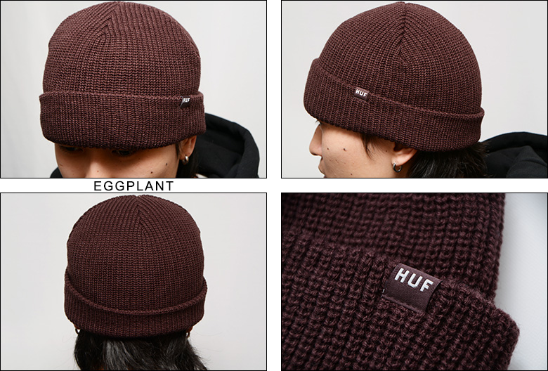 TWO TONE BEANIE / HUF ハフ ビーニー（ニットキャップ/ビーニー）｜HUF（ハフ）のファッション通販 - ZOZOTOWN