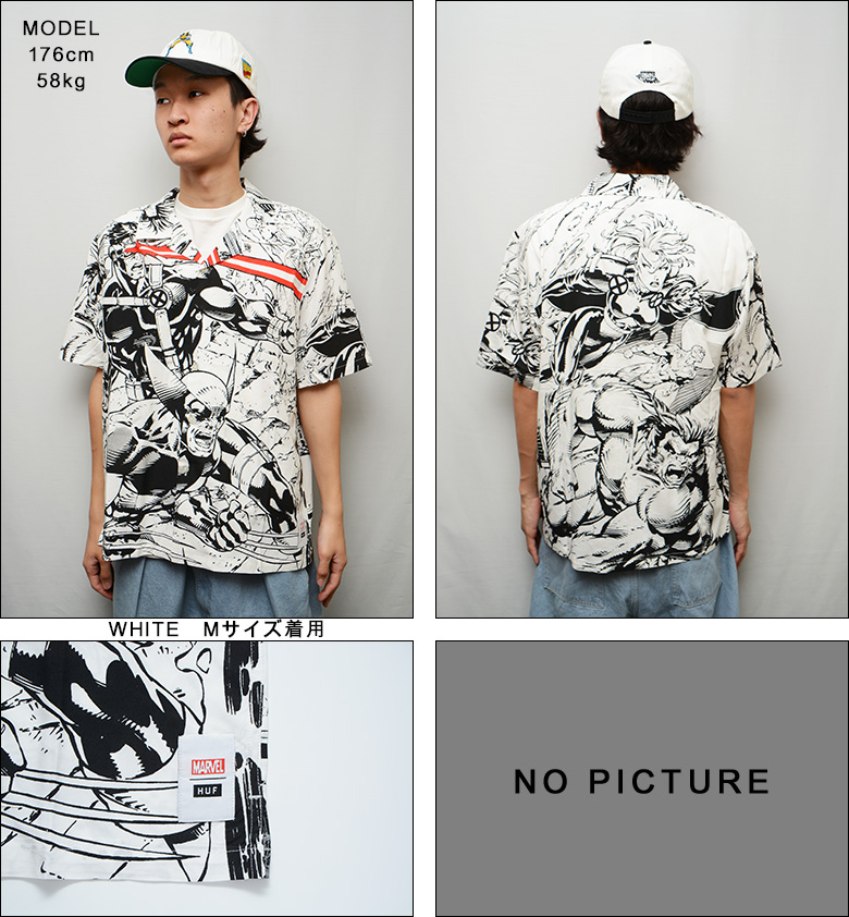 （ ハフ シャツ ） HUF x MARVEL X-MEN RESORT SHIRT マーベル リゾートシャツ アロハシャツ コラボレーション :  huf-bu00172 : PAJABOO - 通販 - Yahoo!ショッピング