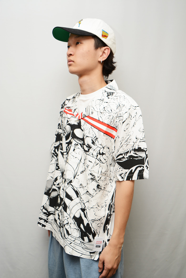 HUF（ハフ） （ ハフ シャツ ） HUF x MARVEL X-MEN RESORT SHIRT