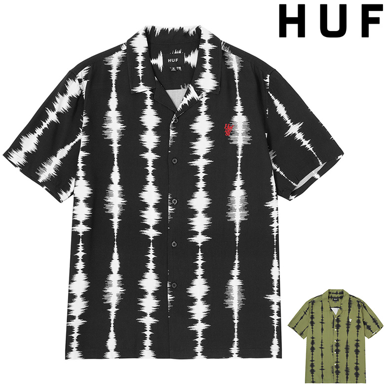 【HUF ハフ RESORT SHIRT リゾートシャツ タグ付き新品サイズＬ】 HUF（ハフ）の「DROP TOP RESORT SHIRT / HUF リゾートシャツ