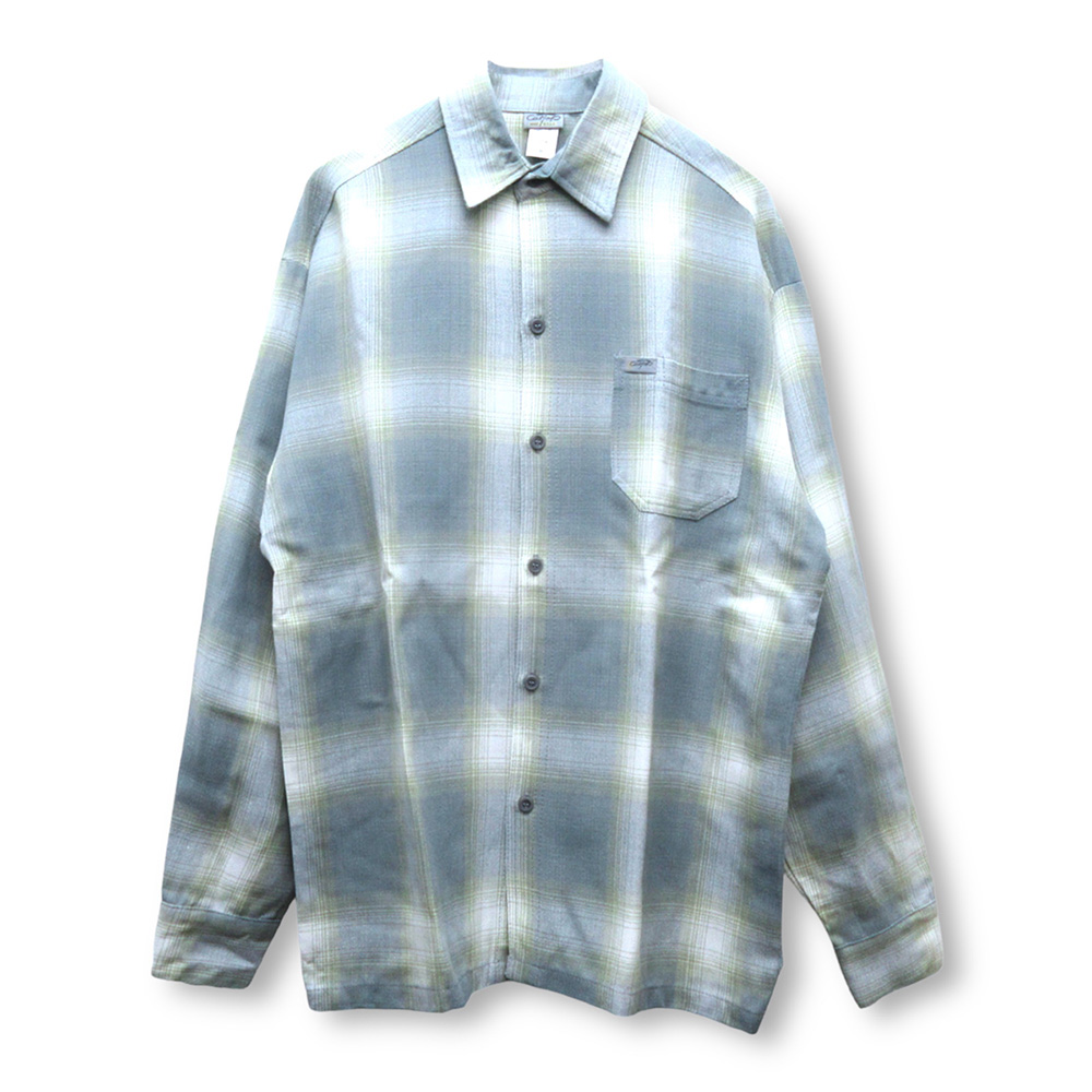 キャルトップ チェックシャツ CALTOP L/S PLAID SHIRT シャツ カル