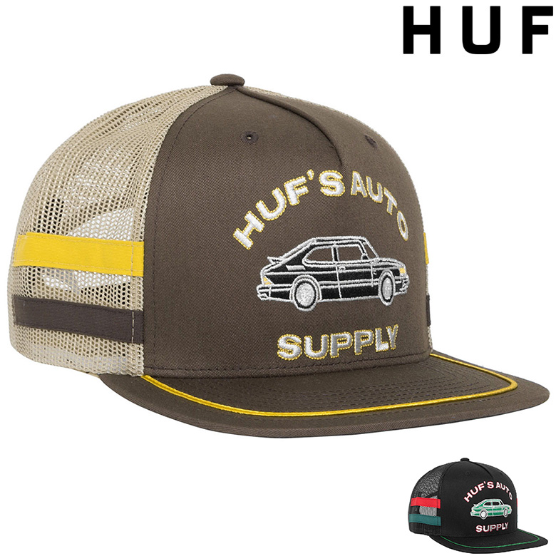 ハフ キャップ HUF HUFS AUTO SUPPLY TRUCKER メッシュ