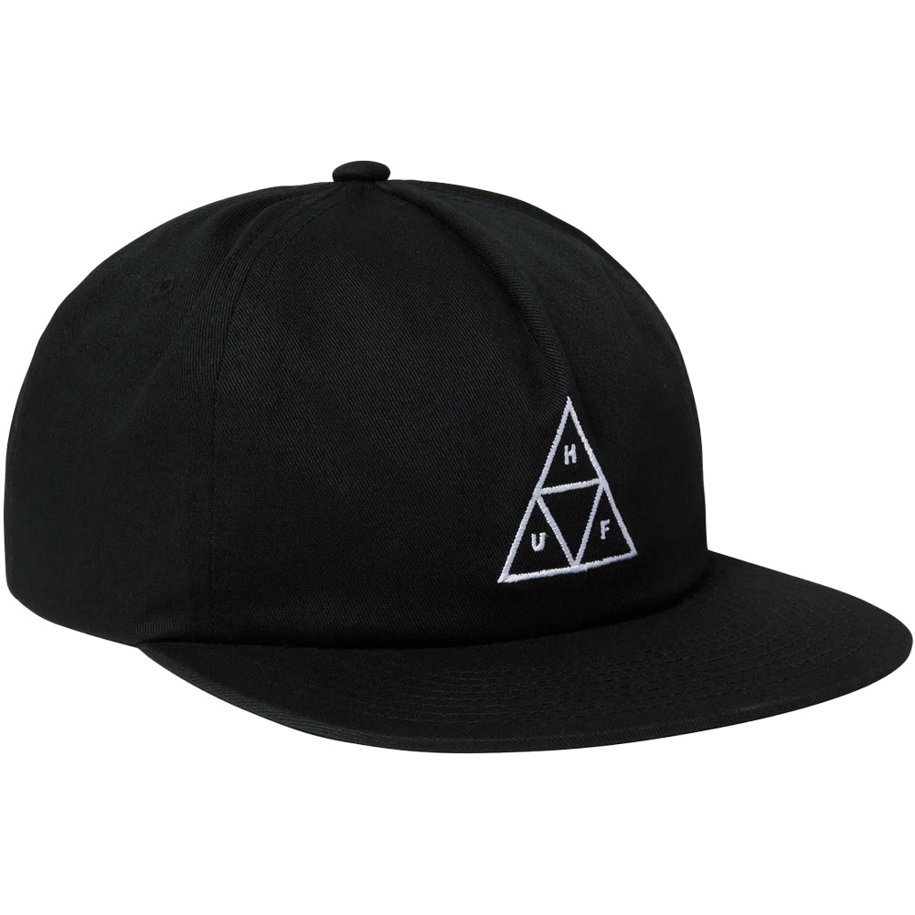 HUF ハフ ベースボールキャップ　ハフ　huf 黒 SOLID GEAR L キャップ キャップ 帽子 レディース メンズ ESSENTIALS HUF 帽子