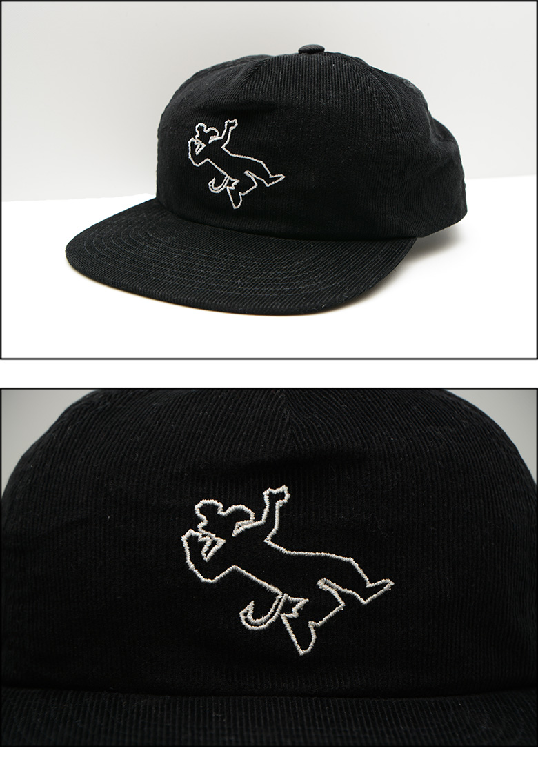HUF ハフ キャップ x GIRL OUTLINE CORD SNAPBACK CAP ガール