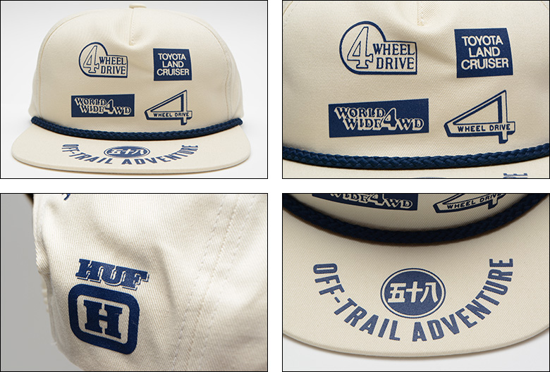 HUF（ハフ） トヨタ ランドクルーザー キャップ HUF TOYOTA LAND