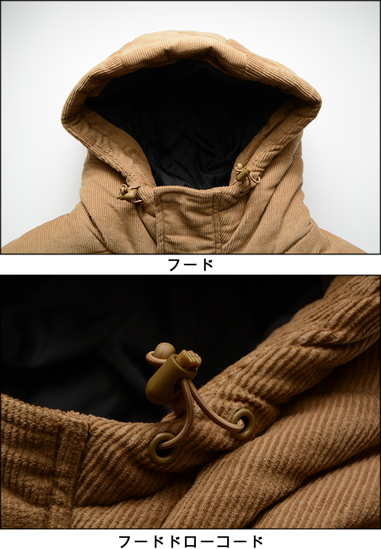 ハフ ジャケット HUF ANGLIN CORD INSULATED JACKET アウター パーカー