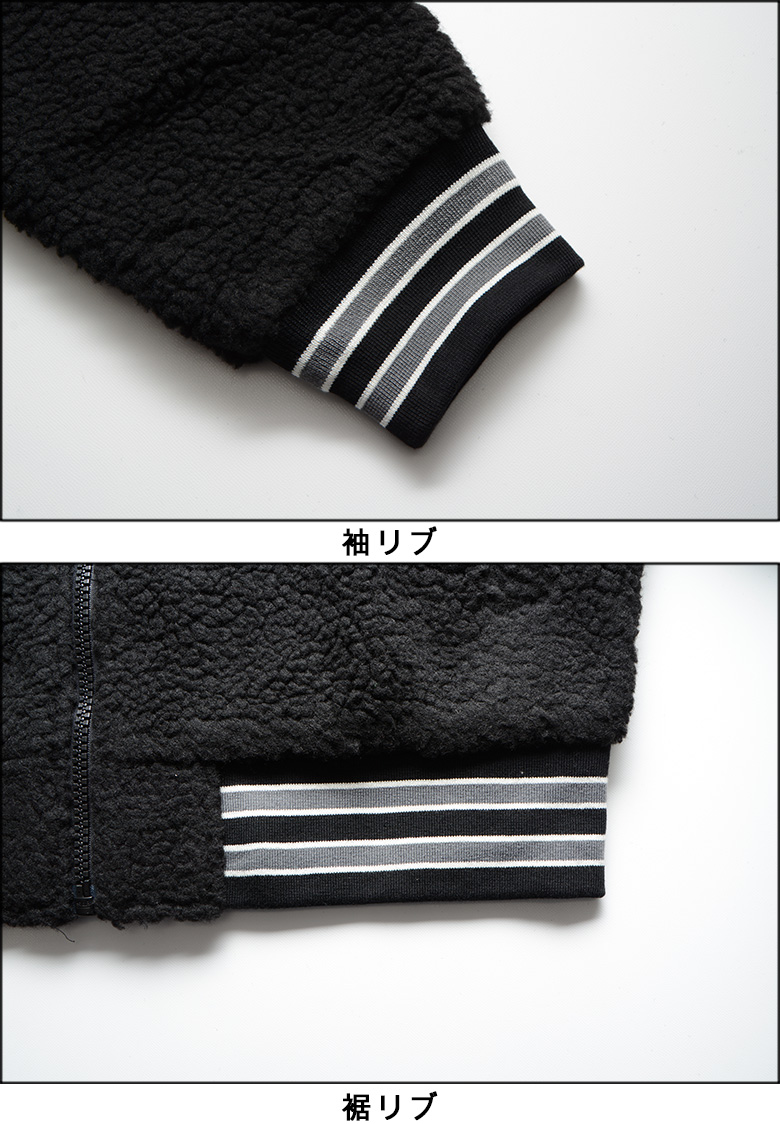 HUF（ハフ） ジャケット HUF SHERPA VARSITY JACKET アウター フリース