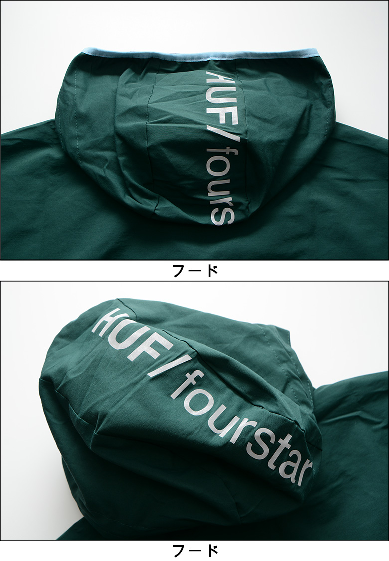 ハフ ジャケット HUF x FOURSTAR BLOCKS ANORAK JACKET アウター