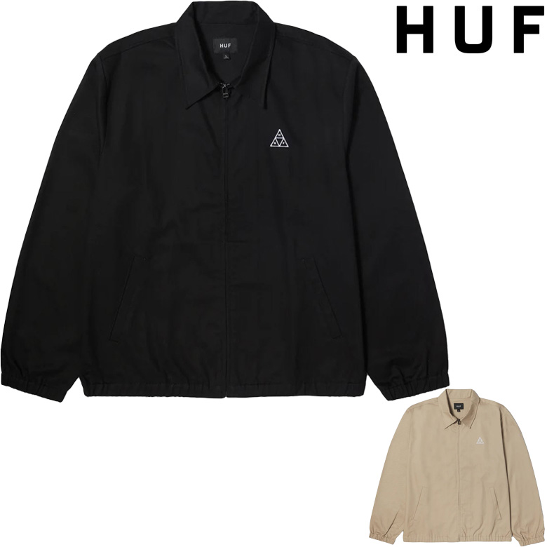 【新品】HUF サテンジップアップジャケット L HUF ハフ ジャケット SET TT SHOP JACKET アウター スイング