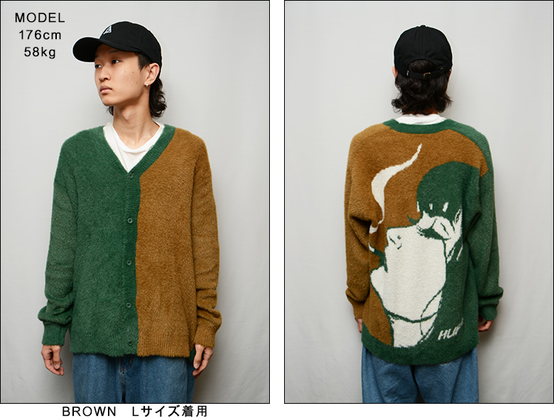 ふ*ろ様 HUF カーディガン　FEELS GOOD CARDIGAN HUF】FEELS GOOD CARDIGAN【カーディガン】 - ONE'S FORTE