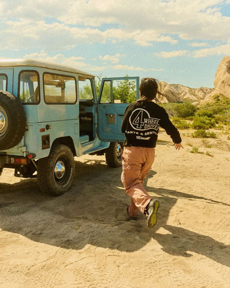 Land cruiser ニットセーター huf ニット帽 車 Land cruiser huf