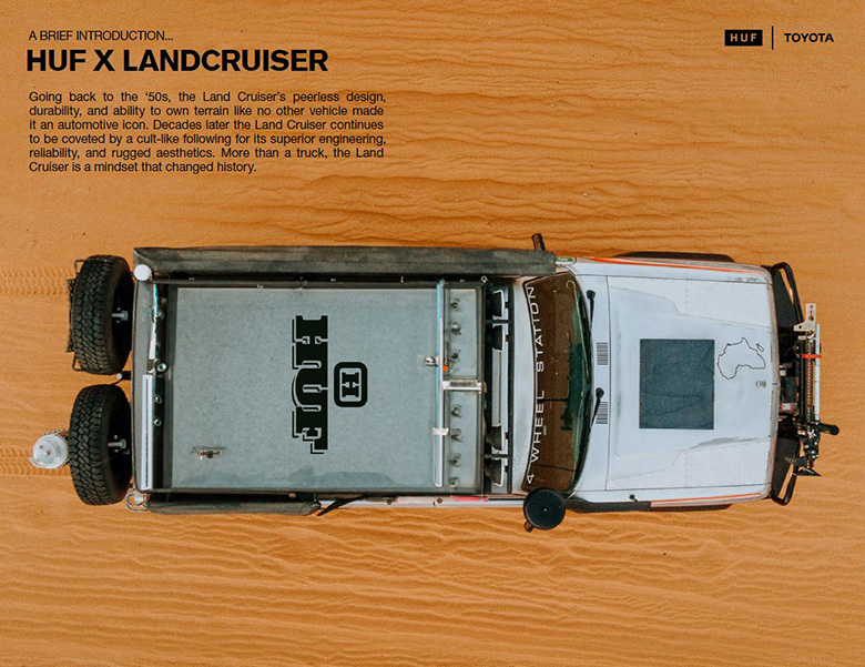HUF ハフ セーター トヨタ ランドクルーザー TOYOTA LAND