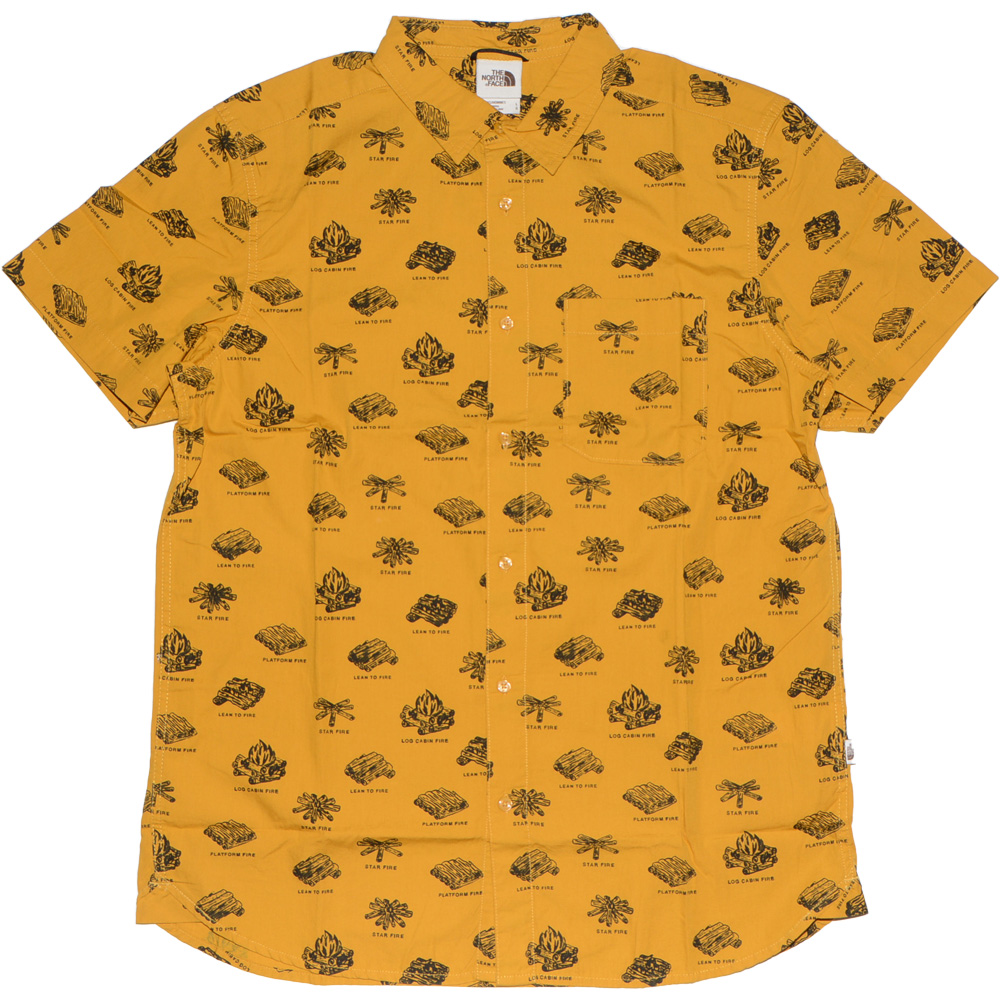 THE NORTH FACE ザ ノースフェイス シャツ S/S BAYTRAIL PATTERN