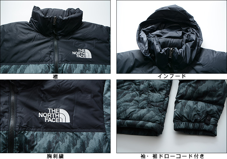 ノースフェイス ダウン ） THE NORTH FACE PRINTED 1996 RETRO NUPTSE