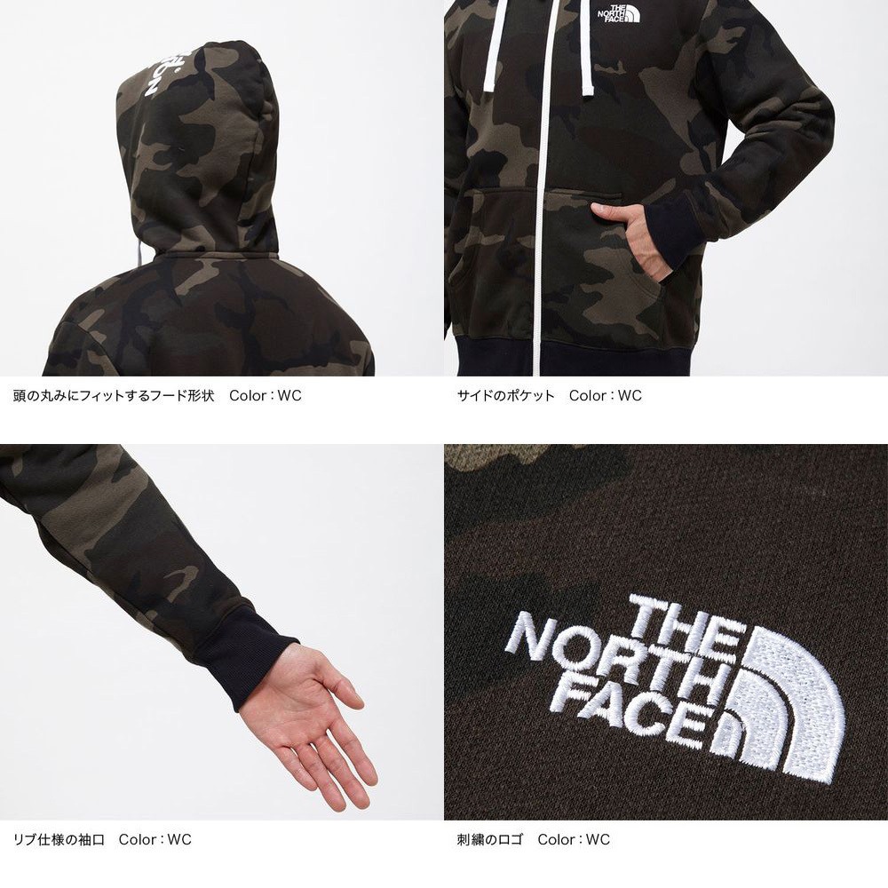 THE NORTH FACE NOVELTY REARVIEW FULLZIP HOODIE 正規品 ノース