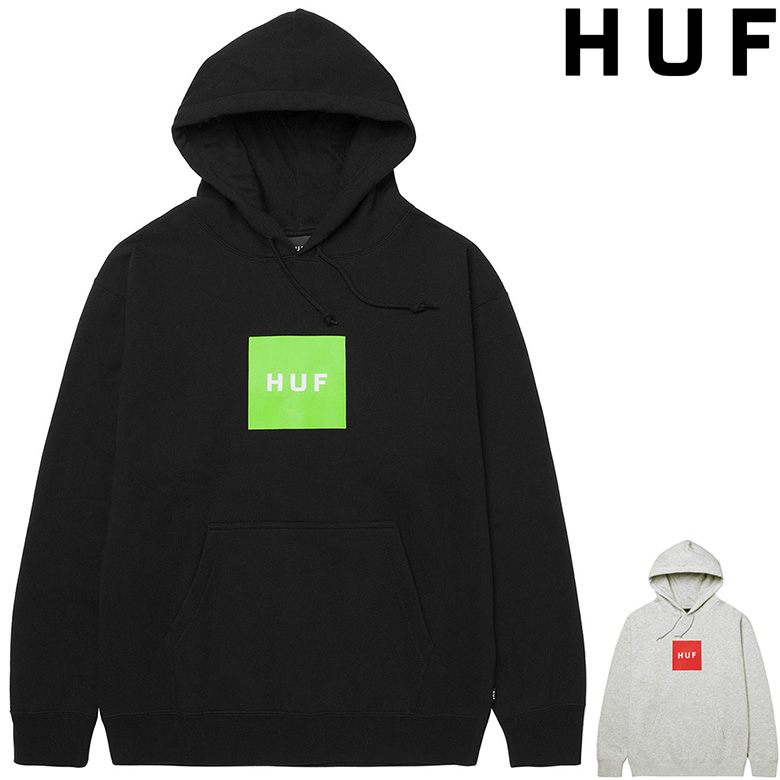 HUF ハフ パーカー ESSENTIALS BOX LOGO PULLOVER HOODIE