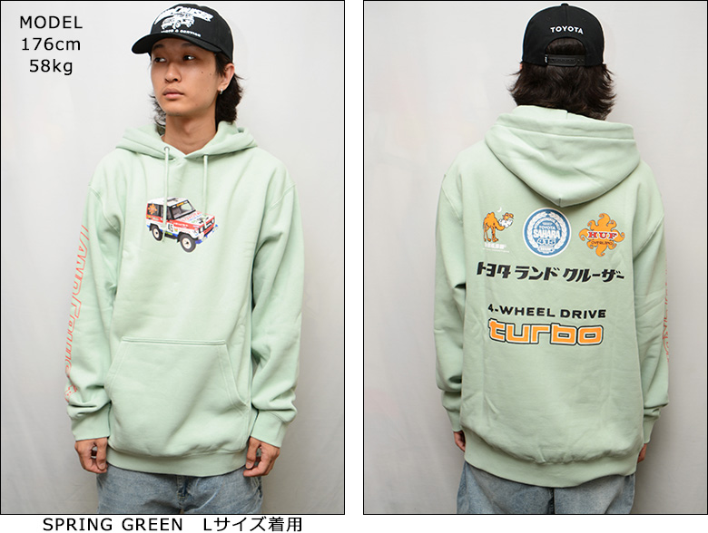 HUF（ハフ） パーカー トヨタ ランドクルーザー HUF TOYOTA LAND 
