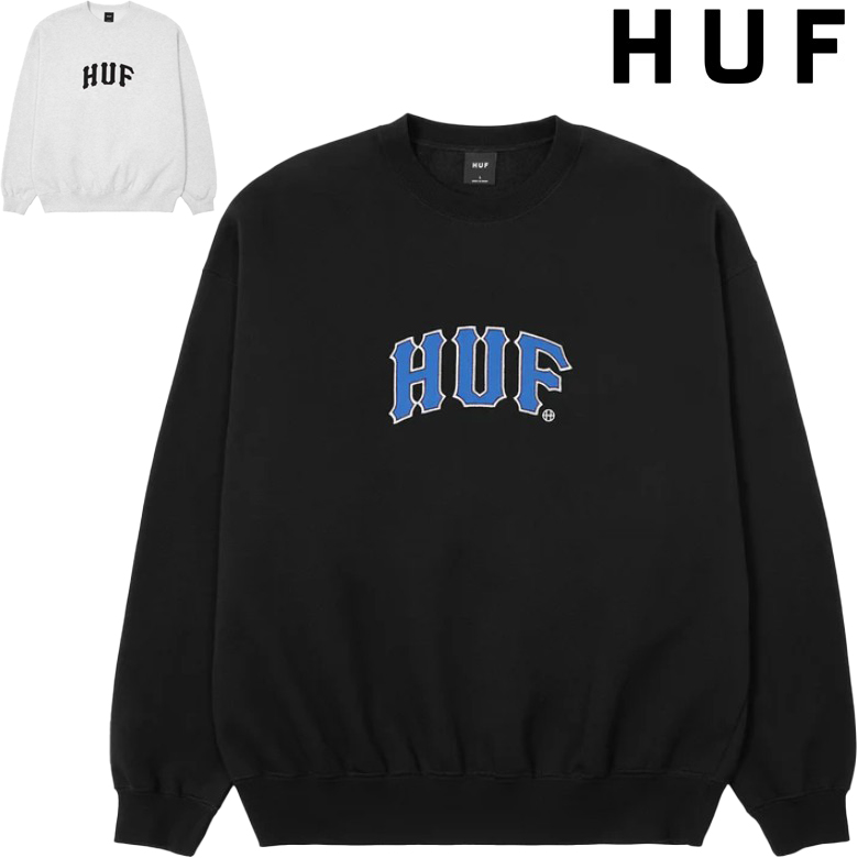 HUF(ハフ) トレーナー HUF ARCH APPLIQUE CREW NECK スウェット HUF(ハフ) トレーナー HUF ARCH APPLIQUE CREW NECK スウェット