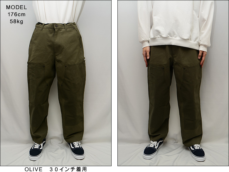 ハフ パンツ ） HUF GILMAN DOUBLE KNEE PANT ボトムス ワークパンツ