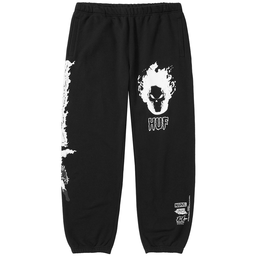 HUF（ハフ） （ ハフ スウェットパンツ ） HUF x MARVEL GHOST RIDER 