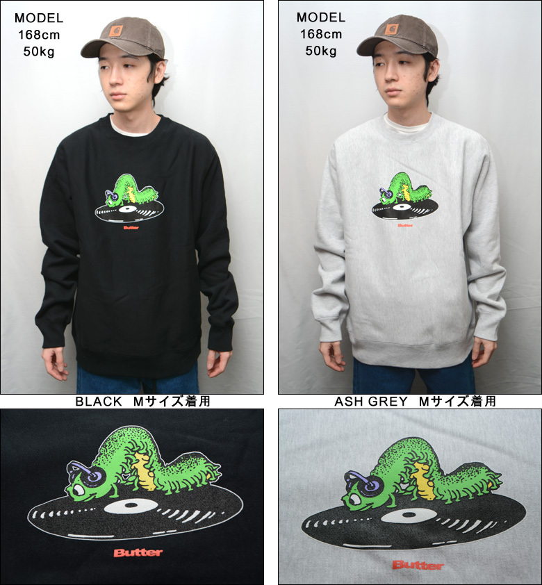 BUTTER GOODS SELECTOR CREW NECK バターグッズ トレーナー クルー