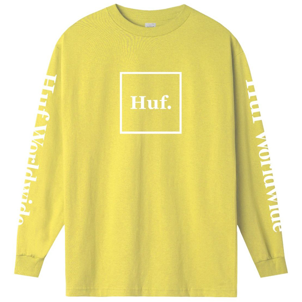 ハフ ロンT ) HUF DOMESTIC L/S TEE Tシャツ HUF T-SHIRT ロングスリーブT 長袖T プリントT ティー ...